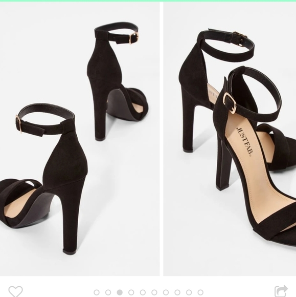 Black - Kati Heels Sandal by Justfab - Picture 3 of 4